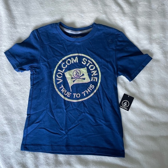 Volcom Kids Blue Stone Graphic Tee - Picture 1 of 5